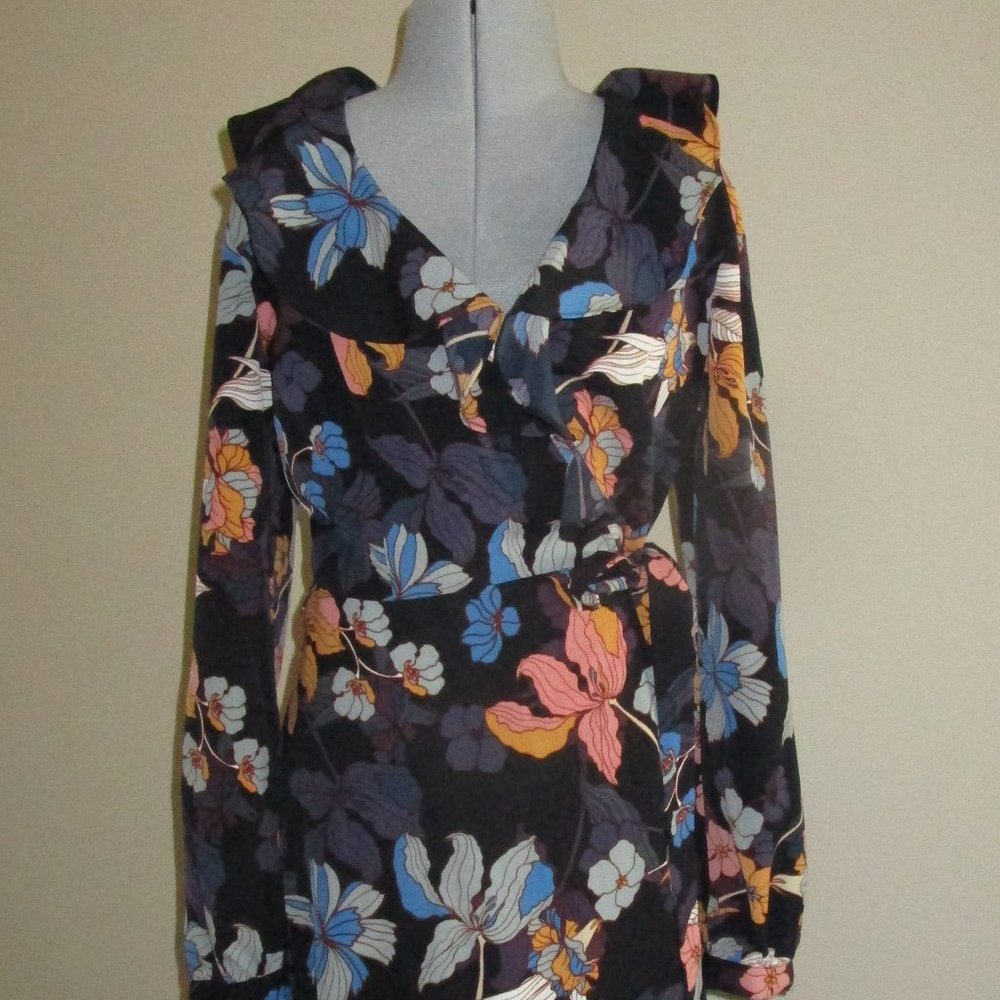 Floral Wrap Dress